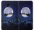 S3508 Xmas Santa Moon Etui Coque Housse pour Samsung Galaxy J3 (2018), J3 Star, J3 V 3rd Gen, J3 Orbit, J3 Achieve, Express Prime 3, Amp Prime 3