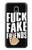 S3598 Middle Finger Fuck Fake Friend Etui Coque Housse pour Samsung Galaxy J3 (2018), J3 Star, J3 V 3rd Gen, J3 Orbit, J3 Achieve, Express Prime 3, Amp Prime 3