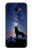 S3555 Wolf Howling Million Star Etui Coque Housse pour Samsung Galaxy J6+ (2018), J6 Plus (2018)