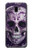 S3582 Purple Sugar Skull Etui Coque Housse pour Samsung Galaxy J6+ (2018), J6 Plus (2018)