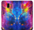 S3371 Nebula Sky Etui Coque Housse pour Samsung Galaxy J6 (2018)