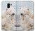 S3373 Polar Bear Hug Family Etui Coque Housse pour Samsung Galaxy J6 (2018)