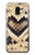 S3417 Diamond Rattle Snake Graphic Print Etui Coque Housse pour Samsung Galaxy J6 (2018)