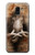 S3427 Mammoth Ancient Cave Art Etui Coque Housse pour Samsung Galaxy J6 (2018)