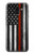 S3472 Firefighter Thin Red Line Flag Etui Coque Housse pour Samsung Galaxy J6 (2018)