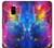 S3371 Nebula Sky Etui Coque Housse pour Samsung Galaxy A8 (2018)