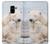 S3373 Polar Bear Hug Family Etui Coque Housse pour Samsung Galaxy A8 (2018)