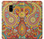 S3402 Floral Paisley Pattern Seamless Etui Coque Housse pour Samsung Galaxy A8 (2018)
