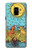 S3435 Tarot Card Moon Etui Coque Housse pour Samsung Galaxy A8 (2018)