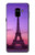S3447 Eiffel Paris Sunset Etui Coque Housse pour Samsung Galaxy A8 (2018)