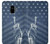 S3450 US Flag Liberty Statue Etui Coque Housse pour Samsung Galaxy A8 (2018)