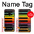 S3451 Piano coloré Etui Coque Housse pour Samsung Galaxy A8 (2018)