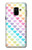 S3499 Colorful Heart Pattern Etui Coque Housse pour Samsung Galaxy A8 (2018)