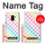 S3499 Motif coloré coeur Etui Coque Housse pour Samsung Galaxy A8 (2018)