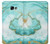 S3399 Green Marble Graphic Print Etui Coque Housse pour Samsung Galaxy A5 (2017)