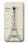 S3474 Eiffel Architectural Drawing Etui Coque Housse pour Samsung Galaxy A5 (2017)