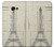 S3474 Eiffel Architectural Drawing Etui Coque Housse pour Samsung Galaxy A5 (2017)