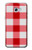 S3535 Red Gingham Etui Coque Housse pour Samsung Galaxy A5 (2017)