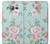S3494 Vintage Rose Polka Dot Etui Coque Housse pour Samsung Galaxy J3 (2016)