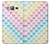 S3499 Colorful Heart Pattern Etui Coque Housse pour Samsung Galaxy J3 (2016)