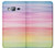 S3507 Colorful Rainbow Pastel Etui Coque Housse pour Samsung Galaxy J3 (2016)