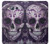 S3582 Purple Sugar Skull Etui Coque Housse pour Samsung Galaxy J3 (2016)