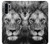 S3372 Lion Face Etui Coque Housse pour Huawei P30 Pro