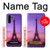 S3447 Paris Eiffel Le coucher du soleil Etui Coque Housse pour Huawei P30 Pro