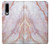 S3482 Soft Pink Marble Graphic Print Etui Coque Housse pour Huawei P30