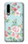 S3494 Vintage Rose Polka Dot Etui Coque Housse pour Huawei P30