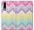 S3514 Rainbow Zigzag Etui Coque Housse pour Huawei P30