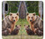 S3558 Bear Family Etui Coque Housse pour Huawei P30
