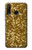 S3388 Gold Glitter Graphic Print Etui Coque Housse pour Huawei P30 lite
