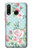 S3494 Vintage Rose Polka Dot Etui Coque Housse pour Huawei P30 lite
