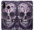 S3582 Purple Sugar Skull Etui Coque Housse pour Huawei P30 lite