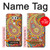 S3402 Floral Paisley Seamless Etui Coque Housse pour LG V30, LG V30 Plus, LG V30S ThinQ, LG V35, LG V35 ThinQ
