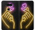 S3512 Cute Mini Heart Neon Graphic Etui Coque Housse pour LG V30, LG V30 Plus, LG V30S ThinQ, LG V35, LG V35 ThinQ