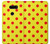S3526 Red Spot Polka Dot Etui Coque Housse pour LG V30, LG V30 Plus, LG V30S ThinQ, LG V35, LG V35 ThinQ