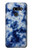 S3439 Fabric Indigo Tie Dye Etui Coque Housse pour LG G8 ThinQ