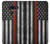 S3472 Firefighter Thin Red Line Flag Etui Coque Housse pour LG G8 ThinQ