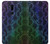 S3366 Rainbow Python Skin Graphic Print Etui Coque Housse pour LG G7 ThinQ