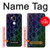 S3366 Arc en ciel Python graphique Imprimer Peau Etui Coque Housse pour LG G7 ThinQ