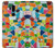 S3391 Abstract Art Mosaic Tiles Graphic Etui Coque Housse pour LG G7 ThinQ