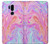 S3444 Digital Art Colorful Liquid Etui Coque Housse pour LG G7 ThinQ