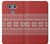S3384 Winter Seamless Knitting Pattern Etui Coque Housse pour LG G6