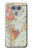 S3418 Vintage World Map Etui Coque Housse pour LG G6