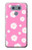 S3500 Pink Floral Pattern Etui Coque Housse pour LG G6