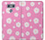 S3500 Pink Floral Pattern Etui Coque Housse pour LG G6