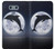 S3510 Dolphin Moon Night Etui Coque Housse pour LG G6