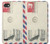 S3551 Vintage Airmail Envelope Art Etui Coque Housse pour LG Q6